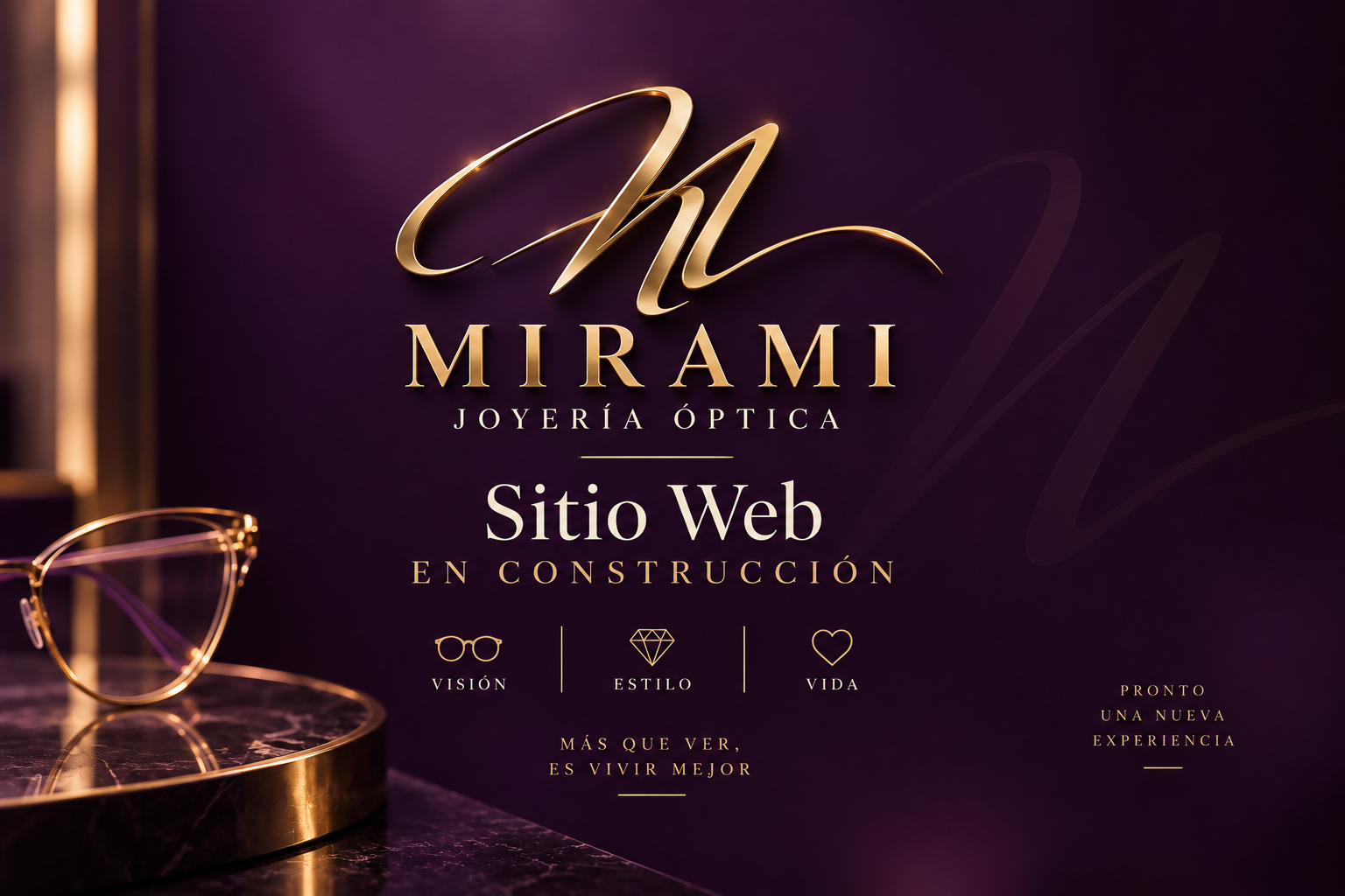 MIRAMI Joyería Óptica - Sitio Web en Construcción